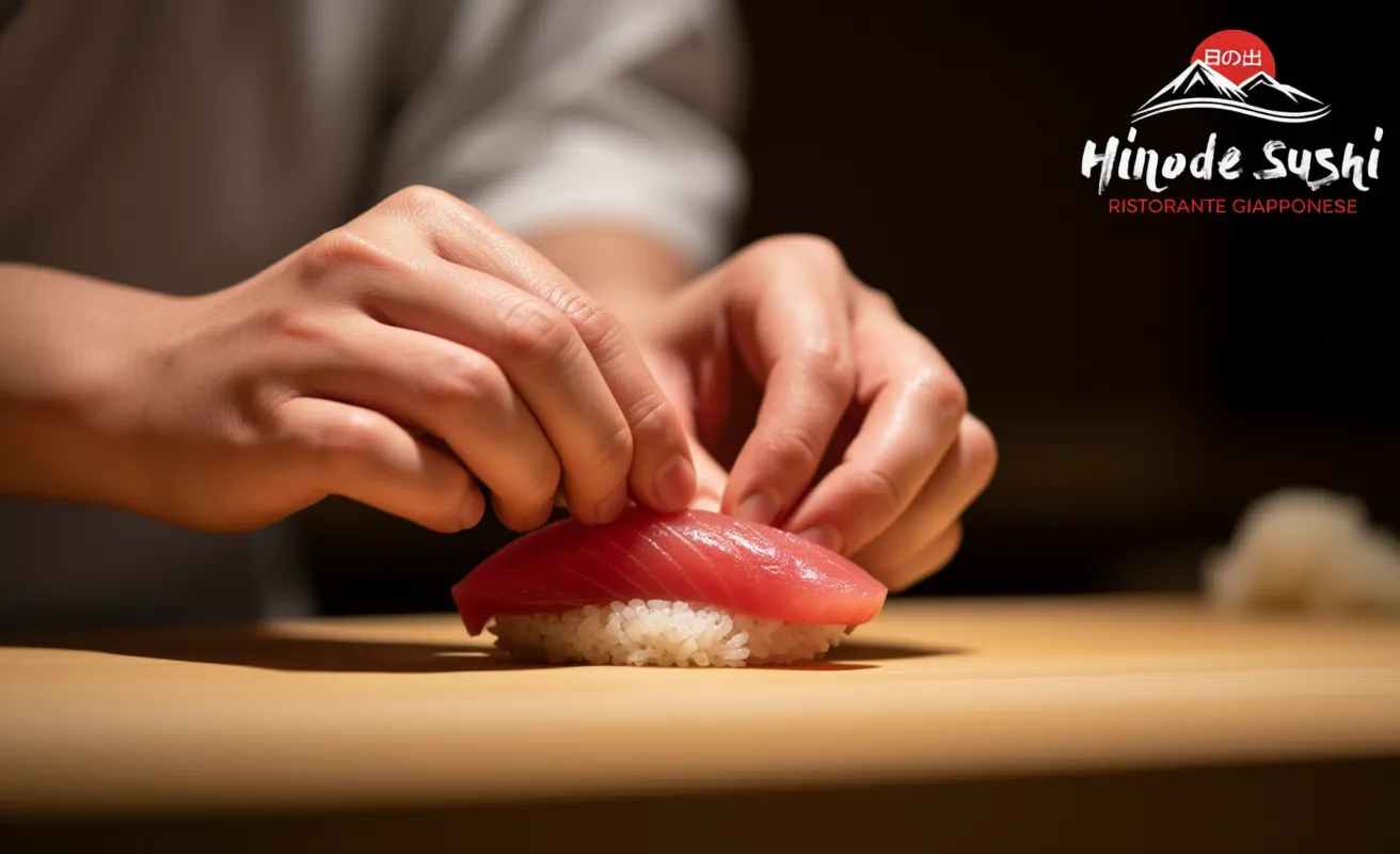 Chef Preparing Sushi